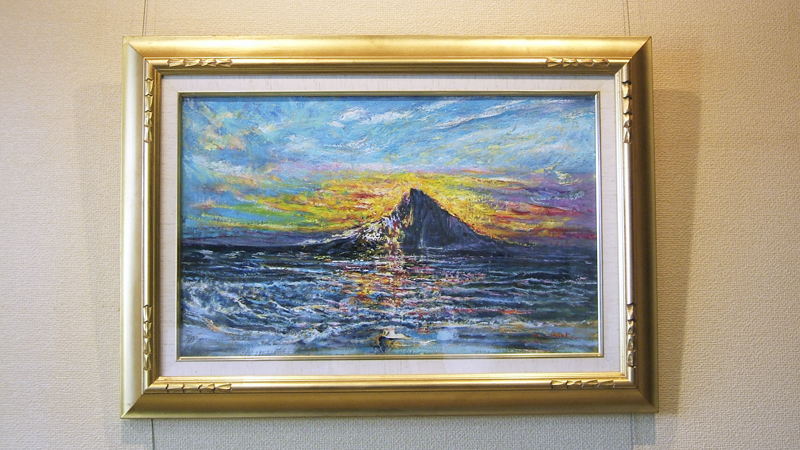 利尻富士 保坂憲生画廊